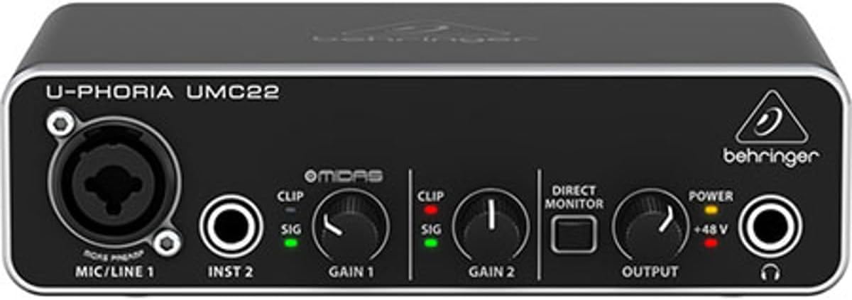 Behringer UMC22 interfaz de audio USB