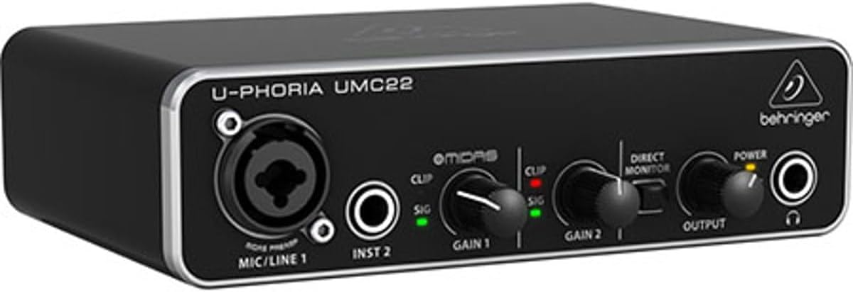 Behringer UMC22 interfaz de audio USB