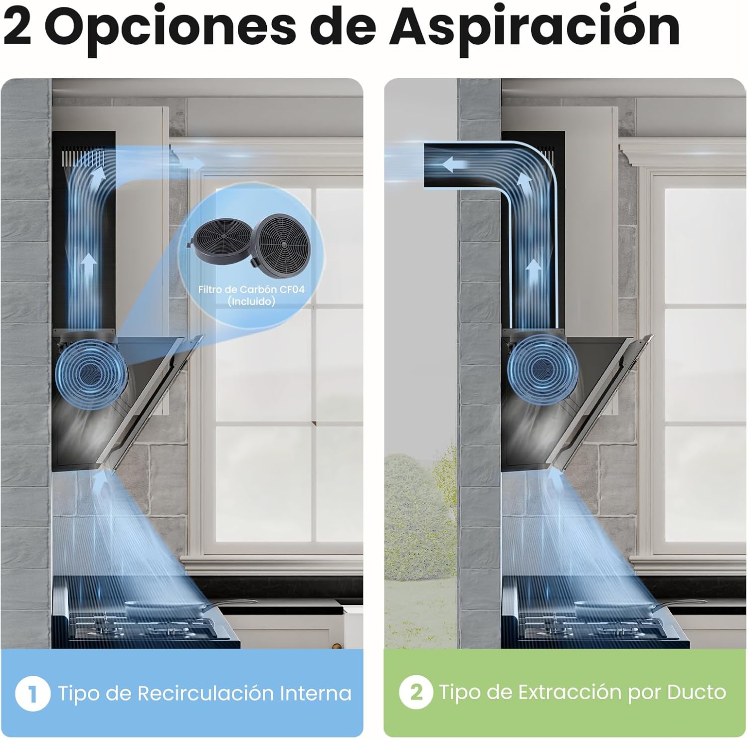 Campana COMFEE inclinada