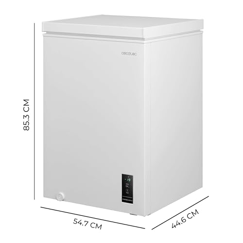 Cecotec Congelador Horizontal 99L Bolero CoolMarket Chest 99P White E. Cesta con Asas, Control Electrónico LED, UltraContact D-Cool, Dual Function, Puerta ZeroG (80º-30º), Fast Freezing, Compacto : Amazon.es: Grandes electrodomésticos