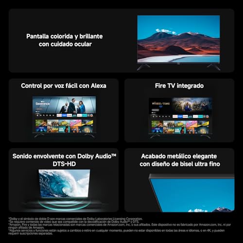 XIAOMI TV F 32, 32 Pulgadas (81 cm), HD, Smart TV, Fire OS7, Control por Voz Alexa, Dolby Audio™, DTS Virtual:X, DTS-HD, Compatible con Apple AirPlay : Amazon.es: Electrónica