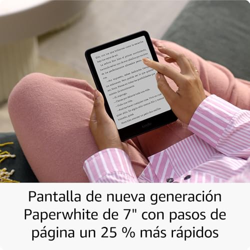 Amazon Kindle Paperwhite Signature Edition (última generación) | Nuestro Kindle más rápido, con luz frontal autorregulable, carga inalámbrica y semanas de batería | 32 GB | Negro metalizado : Amazon.es: Otros Productos