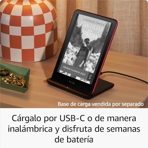 Amazon Kindle Paperwhite Signature Edition (última generación) | Nuestro Kindle más rápido, con luz frontal autorregulable, carga inalámbrica y semanas de batería | 32 GB | Negro metalizado : Amazon.es: Otros Productos
