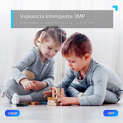 Tapo C210(2-Pack) – Cámara IP WiFi 360° Cámara de Vigilancia 2K (3MP),Visión Nocturna Admite Tarjeta SD hasta 512 GB, Detección de Movimiento, Control Remoto, Compatible con Alexa : Amazon.es: Electrónica