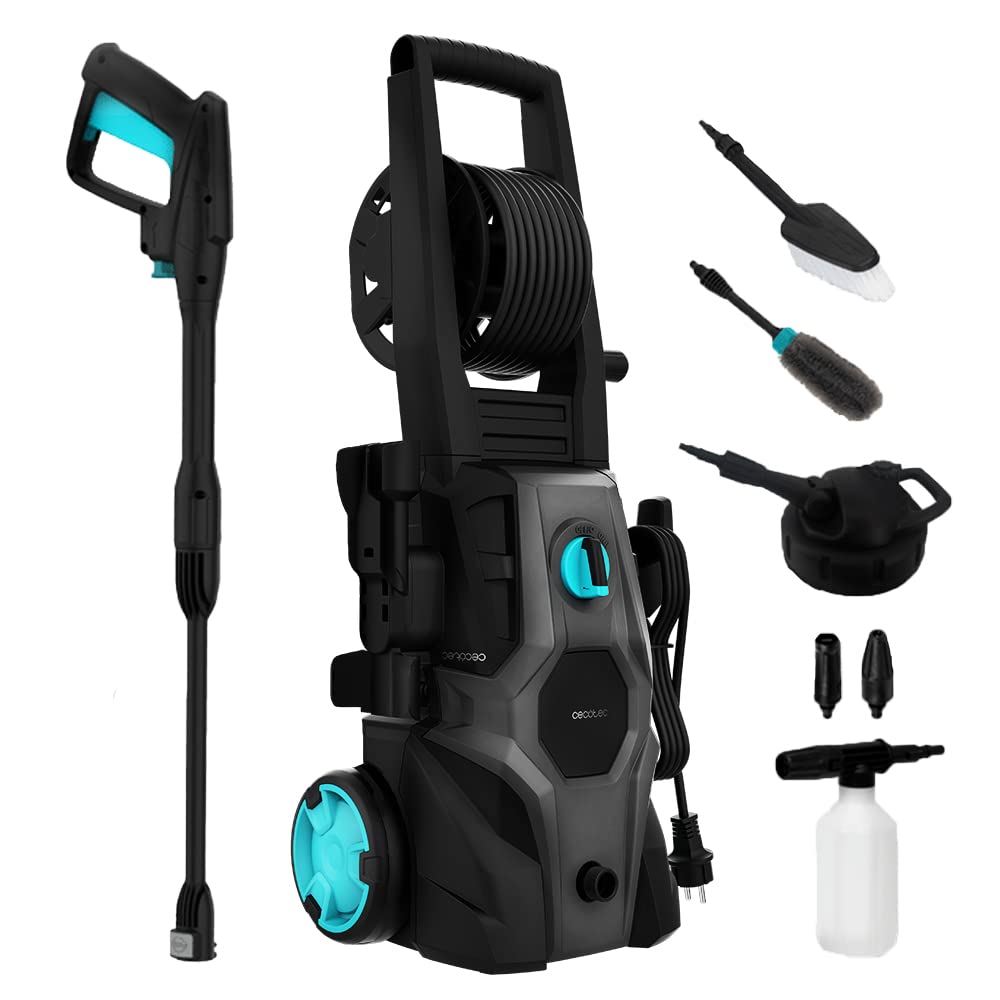Cecotec Hidrolimpiadora de Alta Presión HydroBoost 2000 Car&Garden Pro, 2000 W, Hogar, Jardín o Coche, Caudal de 450 l/h, 150 Bares de Presión, Bomba de Aluminio, Radio de acción 14m : Amazon.es: Bricolaje y herramientas