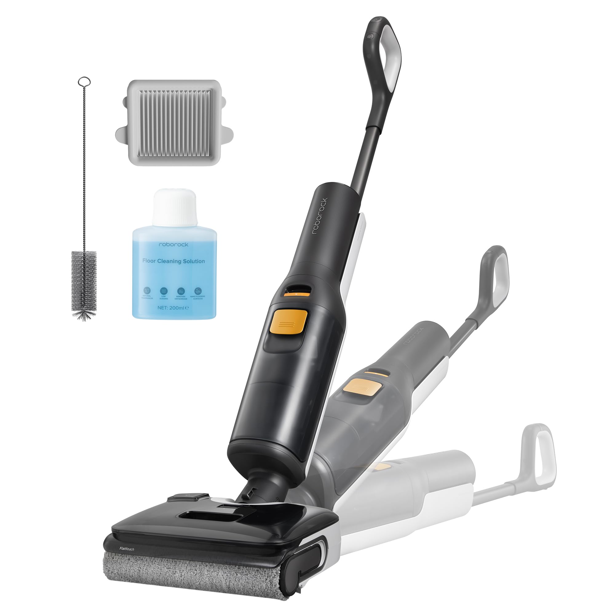 roborock F25 Bx Aspiradora-Fregona Sin Cable, 20.000Pa en Seco y Húmedo, Autolimpieza a Alta Temperatura a 90 °C, Secado Rápido en 5 Min, Limpieza de Bordes, Diseño Plano de 180°, Sensor Inteligente : Amazon.es: Hogar y cocina
