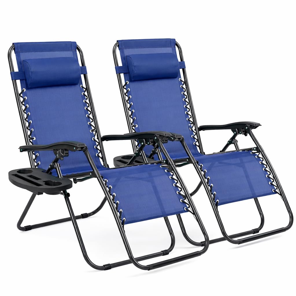 Pack 2 Tumbonas o Sillas de Exterior Plegables para jardín | Playa | Piscina o Terraza | Hamacas Reclinables Camping con Portavasos y Reposacabezas | Hasta 150kg | Silla plegable playa o Tumbona : Amazon.es: Hogar y cocina