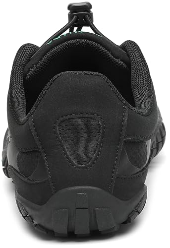 SAGUARO Hombre Mujer Minimalistas Zapatillas de Trail Running Ligeras y Respirable Zapatos Descalzos Gym Playa Calzado de Deportes Acuaticos para Correr Senderismo, Negro 43 EU : Amazon.es: Moda