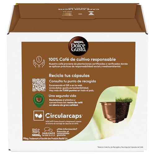 NESCAFÉ Dolce Gusto Café con Leche – Cápsulas de Café, 90 Cápsulas (3 x 30) – Intensidad 7 – Originales para cafeteras Dolce Gusto : Amazon.es: Alimentación y bebidas