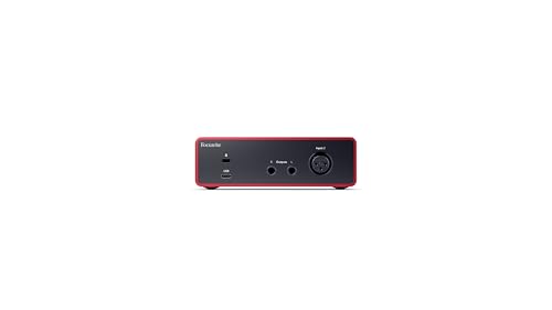 Focusrite Scarlett Solo 4.ª gen. interfaz de audio USB para guitarristas, cantantes o productores. Grabación con sonido de estudio y alta fidelidad y todo el software que necesitas : Amazon.es: Instrumentos musicales