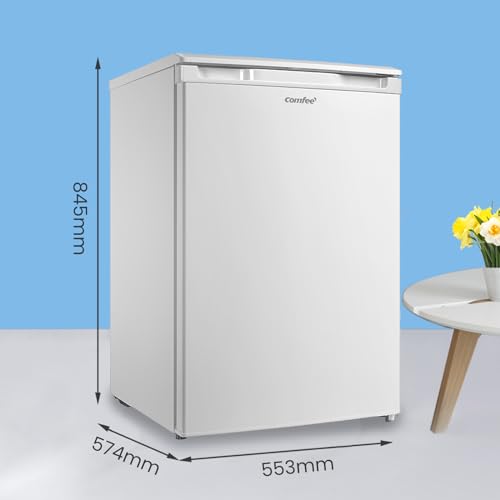 COMFEE’ RCU83WH3EU(E) Congelador vertical independiente 88 Litros, 3 cajones, Congelador de gran capacidad, Termostato ajustable, Puerta reversible, Blanco : Amazon.es: Grandes electrodomésticos