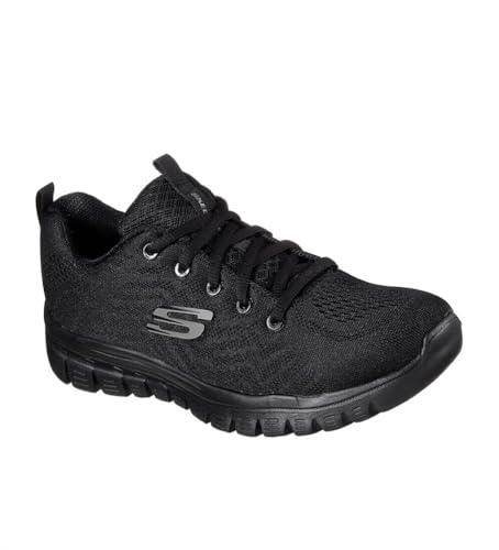Skechers Graceful Get Connected Regular, Zapatillas Mujer, Black Mesh Trim, 37 EU : Skechers: Amazon.es: Moda