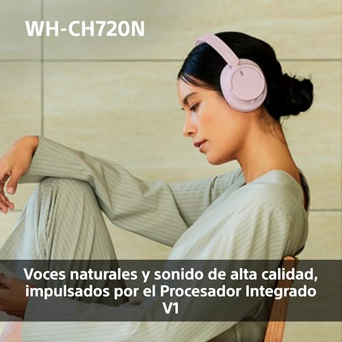 Sony WH-CH720N Auriculares Inalámbricos Bluetooth Noise Cancelling de Diadema, Sonido de , modo Sonido Ambiente, Diseño Ligero, hasta 35 horas de batería, iOS y Android – Negro : Amazon.es: Electrónica