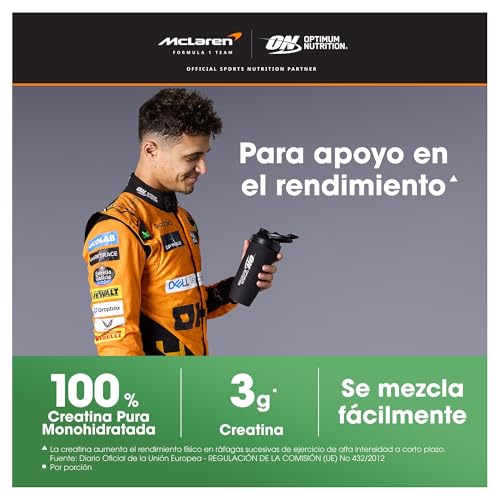 Optimum Nutrition Creatina Micronizada en Polvo, Sin Sabor, 634g, 186 Servicios : Amazon.es: Salud y cuidado personal