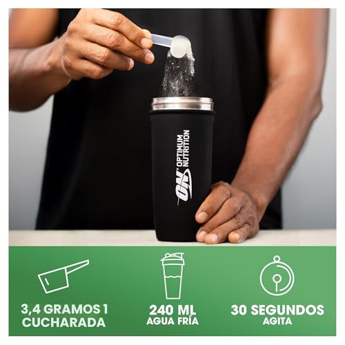 Optimum Nutrition Creatina Micronizada en Polvo, Sin Sabor, 634g, 186 Servicios : Amazon.es: Salud y cuidado personal