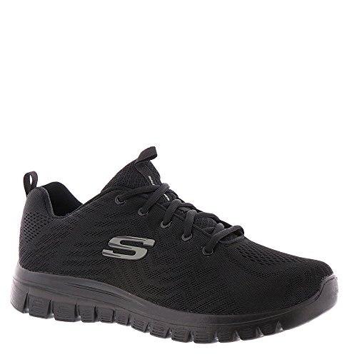 Skechers Graceful Get Connected Regular, Zapatillas Mujer, Black Mesh Trim, 37 EU : Skechers: Amazon.es: Moda