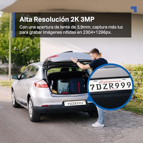 Tapo C51A – Cámara de vigilancia Wi-Fi para Exteriores 360°, visión Nocturna a Todo Color 2k (3 MP), detección Personas con IA Seguimiento Movimiento Inteligente IP65 : Amazon.es: Electrónica
