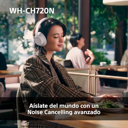 Sony WH-CH720N Auriculares Inalámbricos Bluetooth Noise Cancelling de Diadema, Sonido de , modo Sonido Ambiente, Diseño Ligero, hasta 35 horas de batería, iOS y Android – Negro : Amazon.es: Electrónica