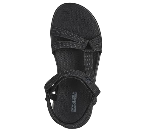 Skechers, Go Walk Flex Sandalia Sublime Mujer, Tela Negra, 38 EU : MainApps: Amazon.es: Moda