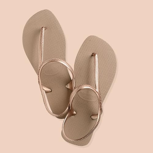 Havaianas Flash Urban Mujer Sandalias Oro Rosa 37/38 EU : Amazon.es: Moda