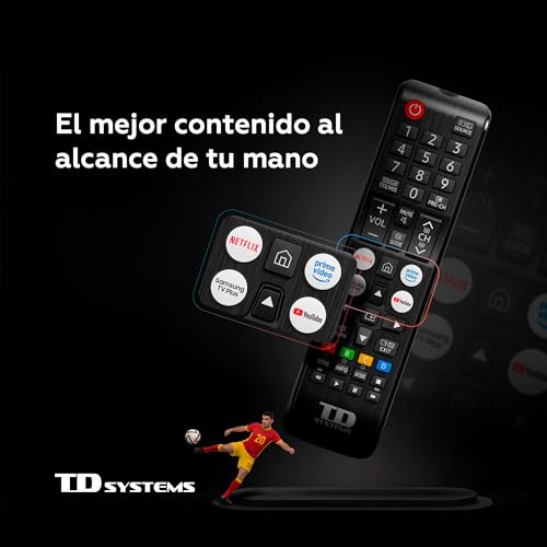 TD Systems – Smart TV 40 Pulgadas Full HD con Tizen OS 8.0 Powered by Samsung, Televisión HDR10 con Sintonizador Triple, Televisores del 2026 | PRIME40C22TIZEN : Amazon.es: Electrónica