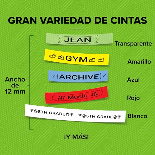 DYMO LetraTag LT-100H etiquetadora | Impresora de etiquetas portátil | Teclado ABC / Pantalla LCD de 13 caracteres | Perfecta para la oficina o para el hogar : Amazon.es: Oficina y papelería