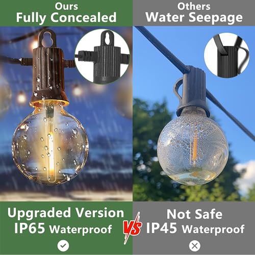 ZOTOYI Guirnaldas Luces Exterior 30 Metros, G40 Guirnaldas Luminosas de Exterior LED con 40+2 Bombillas, Cadena de Luces Impermeable IP65 Perefcto Para Exterio, Patio, Jardín, Boda, Partido : Amazon.es: Iluminación