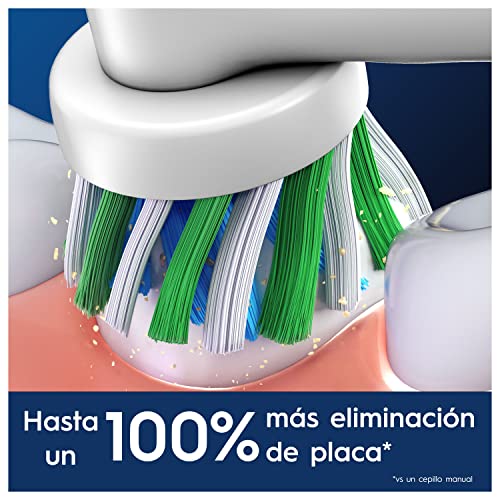 Oral-B Pro CrossAction Cabezales de Recambio Originales, Blanco, Pack de 10 – Recambios para Cepillo de Dientes Eléctrico Oral B Pro, con Indicador de Uso, Eliminación de La Placa Bacteriana : Amazon.es: Salud y cuidado personal
