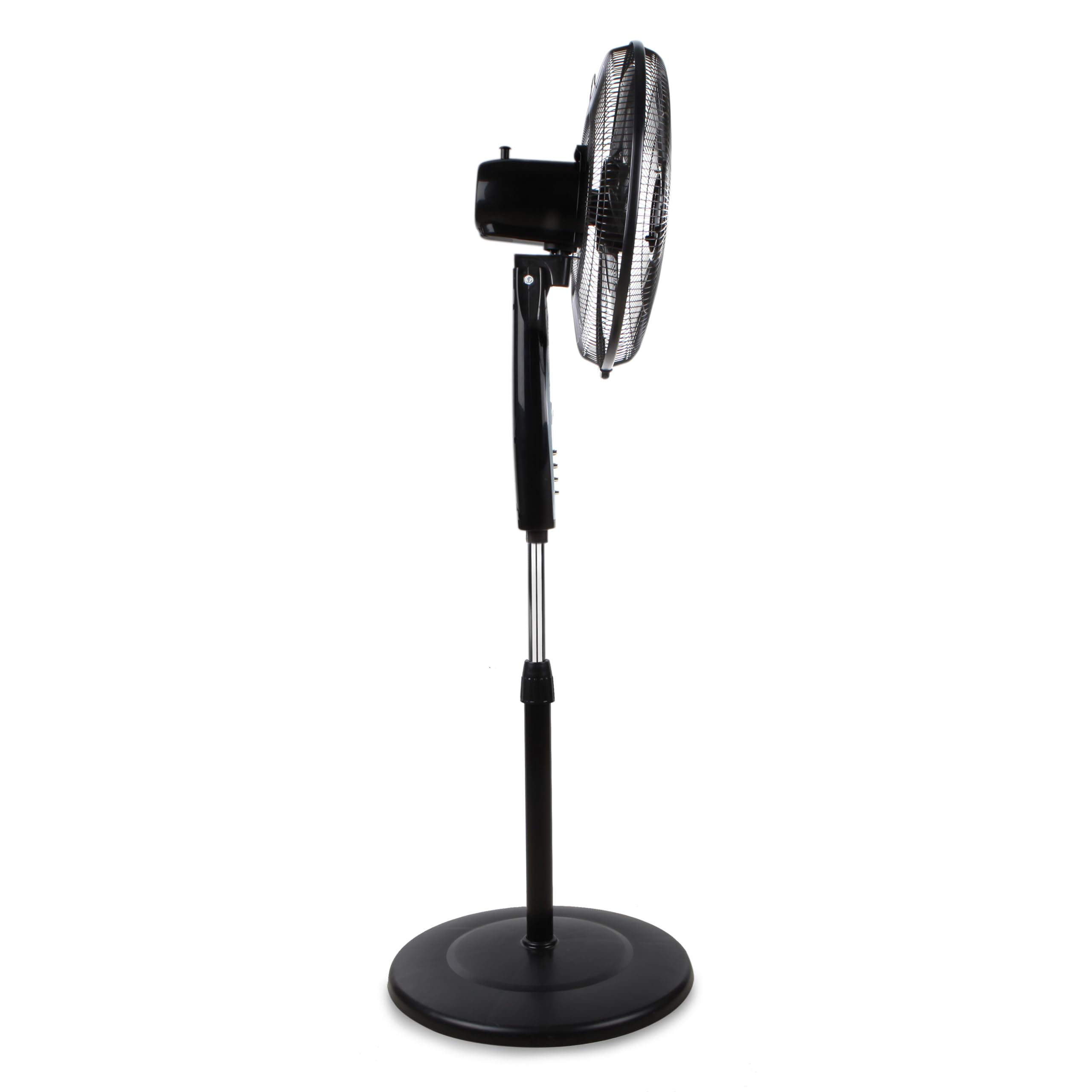 Orbegozo SF 0149, Ventilador de pie, 60 W, 3 velocidades, oscilante, silencioso, cabezal inclinable, altura regulable hasta 128 cm, rejilla de seguridad, tamaño de aspas 40 cm, color negro : Amazon.es: Hogar y cocina