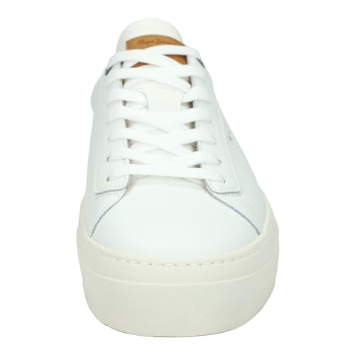 Pepe Jeans PMS30930 Zapatillas para Hombres, en Color Blanco, cómodas, Cordones y Piso Cosido de Goma Antideslizante Hombre Zapatillas Blanco 42 : Amazon.es: Moda