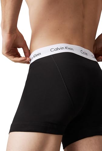 Calvin Klein Calzoncillos bóxer Hombre Pack de 3 Trunks Ropa Interior : Amazon.es: Moda